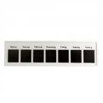 H�bsch Interior Wandtafel mit Wochentagen Memoboard