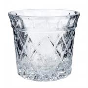 H�bsch Interior Glastopf Blumentopf aus Glas 13cm