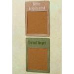 Pinnwand Memoboard Kork do not forget