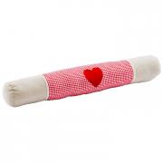 Zugluftstopper T�rrolle creme rot Vichykaro Landhaus