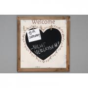 Tafel Kreidetafel Herz Vintage Landhaus 35cm