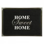 Fussmatte Schmutzfangmatte Sweet Home schwarz