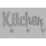 Garderobe Hakenleiste Kitchen Aluminium silber
