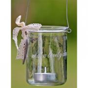 Windlicht H�ngewindlicht - lovely day - 10cm