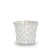 Yankee Candle Silver Glass Mosaic Votivkerzenhalter