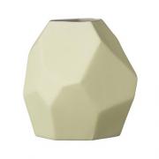 Bloomingville Vase aus Keramik geometrisch gelb 17cm