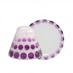 Yankee Candle Purple Circles Kerzenschirm & -teller klein