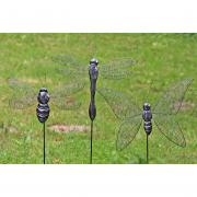 Gartenstab Gartenstecker Schmetterling aus Metall