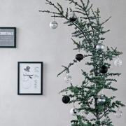 Bloomingville Kunstdruck gerahmt Schneemann Weihnachten 40cm