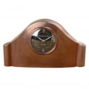 Uhr Tischuhr aus Metall kupfer 31cm
