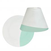 Yankee Candle Serene Sandblast Aqua Kerzenschirm & -teller klein