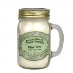 Olive Tree Mason Jar Duftkerze groß