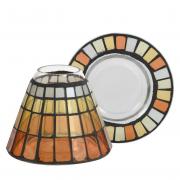 Yankee Candle Warm Summer Night Mosaic Kerzenschirm & -teller kl