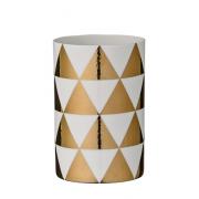 Bloomingville Votivkerzenhalter Porzellan wei - gold Mod. B