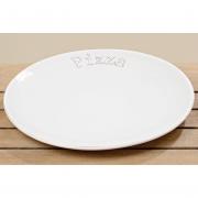 Teller Pizzateller Speiseteller Pizza Keramik wei 30cm