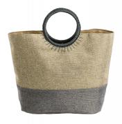 Handtasche Shopper gold - grau