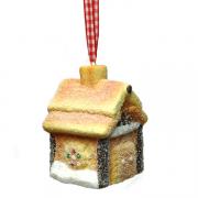 Dekohnger Baumschmuck Lebkuchenhaus 6cm Weihnachten