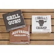 Servietten - GRILL - CHAMP - 20 Stk. 25 x 25cm wei