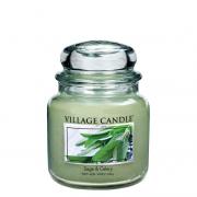 Village Candle Sage & Celery Duftkerze im Glas 411g