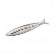 Schale aus Aluminium Fisch maritim 45cm