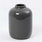 Vase aus Keramik 15cm grau
