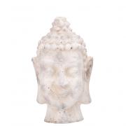 Skulptur Buddhakopf Keramik Gartenfigur 30cm