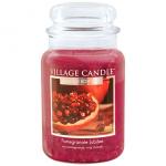 Village Candle Pomegranate Jubilee Duftkerze im Glas 645g LE Village Candle Pomegranate Jubilee Duftkerze im Glas 645g LE