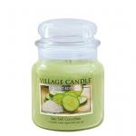 Village Candle Sea Salt & Cucumber Duftkerze im Glas 453g LE Village Candle Sea Salt & Cucumber Duftkerze im Glas 453g LE