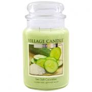 Village Candle Sea Salt & Cucumber Duftkerze im Glas 645g LE Village Candle Sea Salt & Cucumber Duftkerze im Glas 645g LE