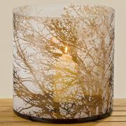 Windlicht mit Astmotiven 30cm braun Windlicht mit Astmotiven 30cm braun