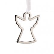 Dekohänger Engel aus Aluminium 10cm silber Dekohänger Engel aus Aluminium 10cm silber
