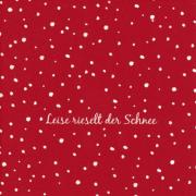 IHR Servietten Lunch 33x33cm Leise rieselt der Schnee rot