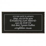 Vintage-Schild aus Metall - IN EINEM ALTER...