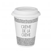 Rder Kaffeebecher kleiner Thermobecher Creme...