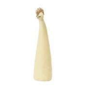 Dekofigur Huhn 19cm gelb - gold