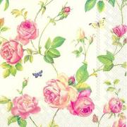 IHR Servietten Cocktail 25 x 25cm Rambling Rose