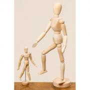 Gliederpuppe Modellpuppe aus Holz beweglich 14cm Gliederpuppe Modellpuppe aus Holz beweglich 14cm