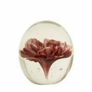 Speedtsberg Briefbeschwerer Glasobjekt Blume lila 8,5cm Speedtsberg Briefbeschwerer Glasobjekt Blume lila 8,5cm
