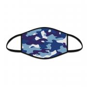 Hergo Styles Mund-Nasen-Maske Camouflage blau