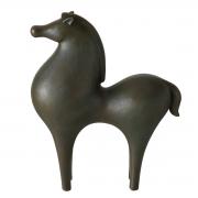 Dekofigur Pferd Skulptur Antik-Optik braun 22cm Mod. A