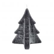 Kerze Tannenbaum Dekokerze Baum schwarz 8,5cm