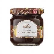 Schoki Creme mit Birnenbrand Delica Feinkost 210g Schoki Creme mit Birnenbrand Delica Feinkost 210g