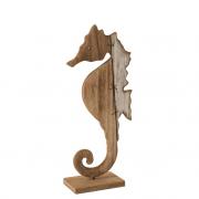 Dekofigur Seepferdchen Holz Handarbeit 65cm
