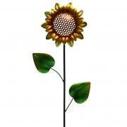 Gartenstab Regenmesser Sonnenblume Niederschlagsmesser 104cm