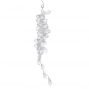 Dekohänger mit Perlen aus Acryl transparent / klar 18cm