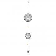 Gilde Traumfnger Ornament Edelstahl schwarz Mod. B 115cm