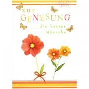 Gru�karte "Zur Genesung..."