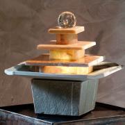 Schieferbrunnen Zimmerbrunnen Tischbrunnen Mandala