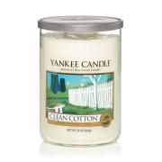 Yankee Candle Clean Cotton Zweidochtkerze 623g