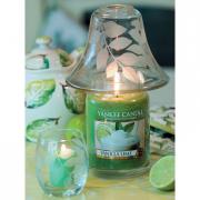 Yankee Candle Etched Glass Leaves Kerzenteller gro